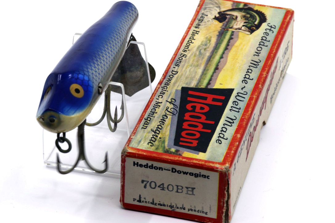 Giant Flaptail 7050 in blue Herring Colot with Box